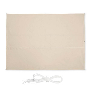 relaxdays Sonnensegel rechteckig beige 3,5 x 4,5 m