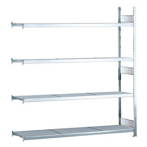 SCHULTE Anbau-Schwerlast-Weitspannregal WS 2000 15601 silber 225,0 x 40,0 x 250,0 cm