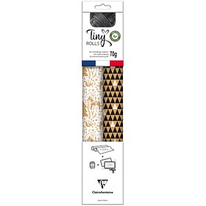 Clairefontaine Geschenkpapier Set Tiny Rolls mehrfarbig, 5,0 m