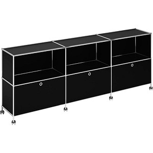 viasit Sideboard System4, 214932 schwarz 230,1 x 42,6 x 86,7 cm, 1 St.