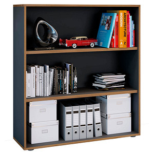 VCM my office Aktenregal Salia anthrazit, honig-eiche 100,0 cm 32,0 cm, 1 St.
