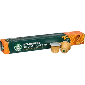 NESPRESSO STARBUCKS® Smooth Caramel Flavoured Coffee Kaffeekapseln, mild, 10 St.
