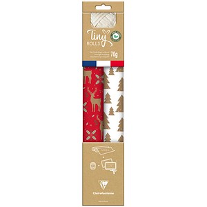 Clairefontaine Geschenkpapier Set Tiny Rolls mehrfarbig, 5,0 m