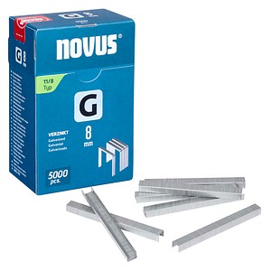 novus Tackerklammern Flachdraht 11/8, 5.000 St.