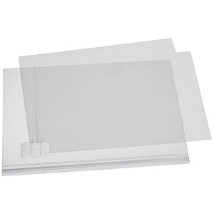 5 DURABLE Dokumentenhüllen selbstklebend transparent 33,5 x 44,5 cm