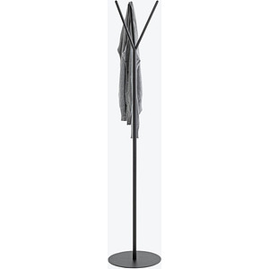 HAKU Möbel Kleiderständer 47599 schwarz Metall 3 Haken 35,0 x 173,0 cm, 1 St.