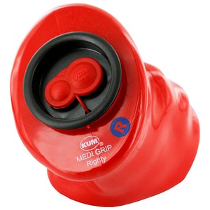 KUM Dosenspitzer doppelt Medi Grip Righty M2 rot