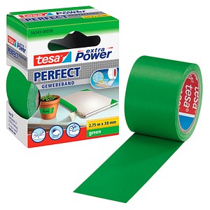 tesa extra Power® Perfect Gewebeband grün 38,0 mm x 2,75 m 1 Rolle