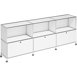 viasit Sideboard System4, 214924 weiß 230,1 x 42,6 x 86,7 cm, 1 St.