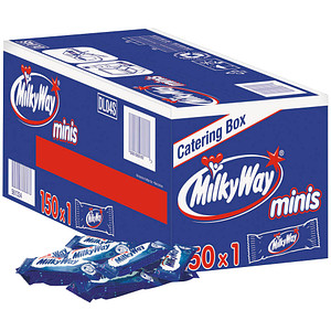 MilkyWay Minis Schokoriegel 150 Riegel, 150 St.