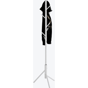 HAKU Möbel Kleiderständer 52326 weiß Metall 8 Haken 48,0 x 173,0 cm, 1 St.