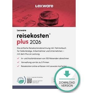 LEXWARE Reisekosten Plus 2026 Software Vollversion (Download-Link)