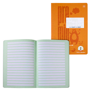 Staufen® Schulheft Premio Lineatur 2 liniert DIN A4 ohne Rand, 32 Blatt, 1 St.