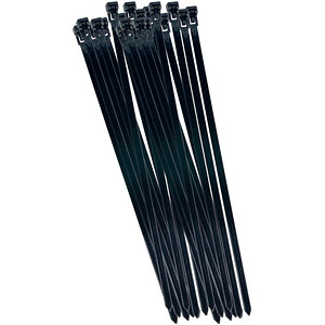 Werkzeyt Kabelbinder schwarz 300,0 mm x 7,5 mm, 50 St.