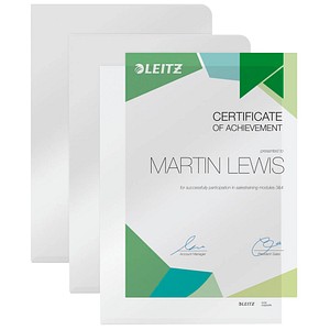 LEITZ Sichthüllen Super Premium 4153 DIN A4 glasklar glatt 0,15 mm, 100 St.