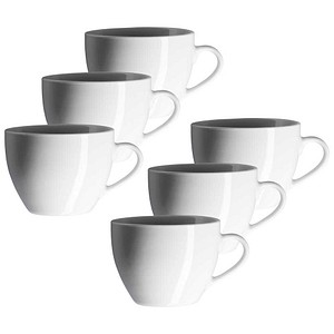MÄSER Kaffeetassen BARCA weiß 230,0 ml, 6 St.