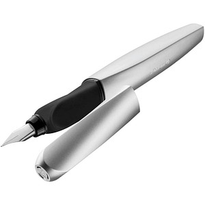 Pelikan Twist Patronenfüller silber M (mittel)