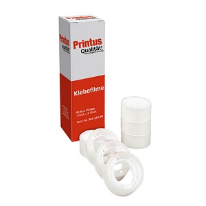 Printus Klebefilm transparent 19,0 mm x 10,0 m 8 Rollen