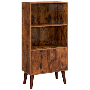 VASAGLE Regalschrank, LBC09BX braun 60,0 x 30,0 x 120,0 cm, 1 St.