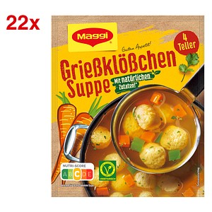 Maggi® Grießklößchen Suppe  22x 4 Portionen, 22 St.