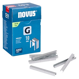 novus Tackerklammern Flachdraht 11/10, 5.000 St.
