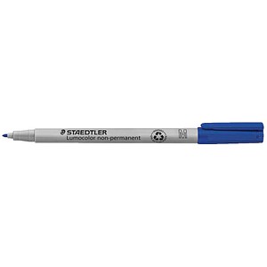 STAEDTLER Lumocolor Folienstifte blau 1,0 mm non-permanent, 10 St.