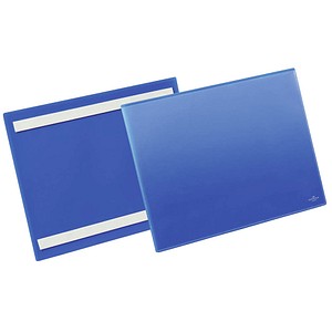 DURABLE Etikettentaschen blau A4, 50 St.