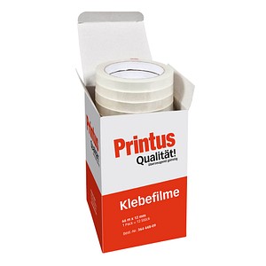 Printus Klebefilm transparent 12,0 mm x 66,0 m 12 Rollen