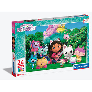 Clementoni Gabbys Dollhouse Puzzle, 24 Teile
