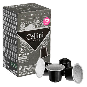 Cellini ESPRESSO INTENSO Kaffeekapseln, Arabica- und Robustabohnen kräftig, 30 St.