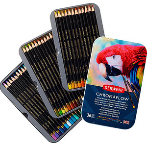 DERWENT Chromaflow Buntstifte farbsortiert, 36 St.
