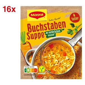 Maggi® Buchstaben Suppe  16x 4 Portionen, 16 St.