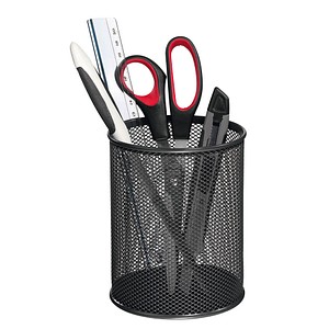 Zeller Stiftehalter Meshline anthrazit Metall, lackiert 11,0 x 11,0 x 13,6 cm