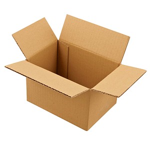 Nestler Wellpapp-Faltkartons 1-wellig braun 21,0 x 15,0 x 13,7 cm Außenmaß, 20 St.