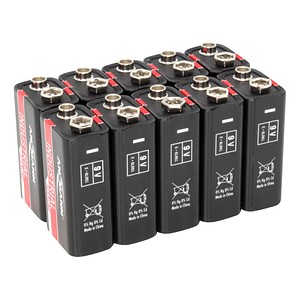 10 ANSMANN Batterien INDUSTRIAL E-Block 9,0 V