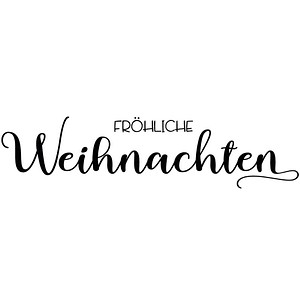 Rayher Motivstempel Fröhliche Weihnachten 3,0 x 10,0 cm, 1 St.