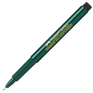 FABER-CASTELL 1511 Fineliner schwarz 0,4 mm, 10 St.
