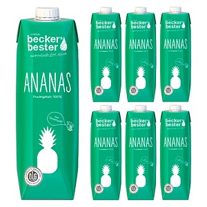 beckers bester ANANAS Direktsaft 6x 1,0 l