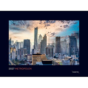 KUNTH Monats-Wandkalender Metropolen 2027, 1 St.