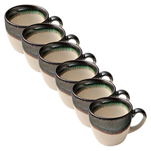 HEART & SOUL Espressotassen Perfect Match Avocado grün 0,08 l, 6 St.
