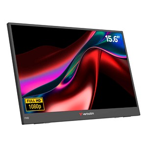 verbatim 15,6" Light Portabler Monitor 39,6 cm (15,6 Zoll) schwarz
