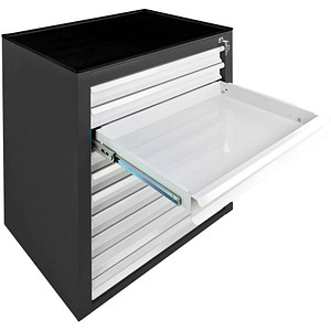 ADB MAMMUT MAXI Schubladenschrank lichtgrau, anthrazit 10 Schubladen 71,0 x 55,0 x 90,0 cm, 1 St.