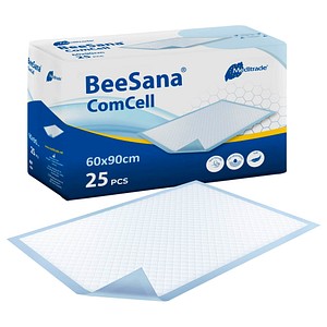 Meditrade® Einweg-Betteinlagen BeeSana® ComCell 1-lagig weiß, 25 St.