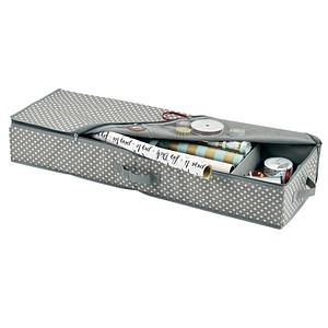 Zeller Geschenkpapier-Organizer grau/weiß 90,0 x 30,0 x 12,0 cm, 1 St.