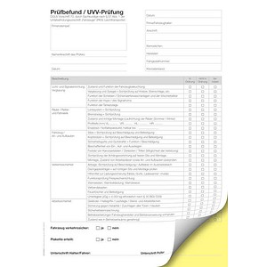 EICHNER Prüfbefund Formularbuch, 1 Block