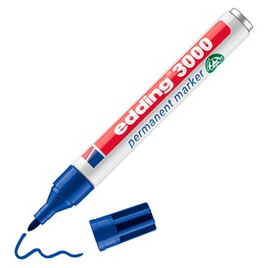 edding 3000 Permanentmarker blau 1,5 - 3,0 mm, 1 St.