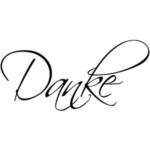 Rayher Motivstempel Danke 3,0 x 6,0 cm, 1 St.