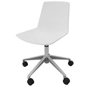 Quadrifoglio Besucherstuhl Clue OCLUEA01 BA B03/141 weiß Kunstleder, 1 St.