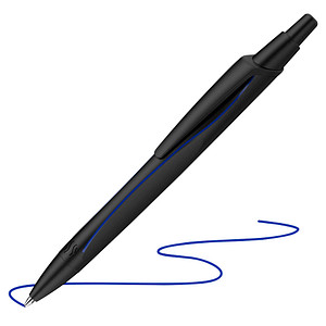 Schneider Kugelschreiber Reco schwarz, Schreibfarbe: blau, 1 St.