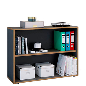 VCM my office Aktenregal Salia anthrazit, honig-eiche 100,0 x 32,0 x 74,0 cm, 1 St.